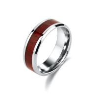Titantium Steel δάχτυλο του δακτυλίου, Titanium Steel, κοσμήματα μόδας & διαφορετικό μέγεθος για την επιλογή & για τον άνθρωπο, αρχικό χρώμα, Sold Με PC