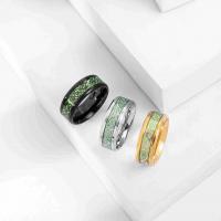 Палец кольцо из нержавеющей стали, Нержавеющая сталь 304, разный размер для выбора & Мужский & блестящий в ночи, Много цветов для выбора, продается PC