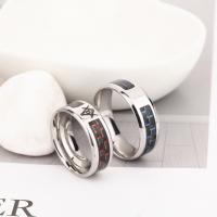 Палец кольцо из нержавеющей стали, Нержавеющая сталь 304, разный размер для выбора & Мужский, Много цветов для выбора, продается PC
