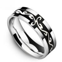 Палец кольцо из нержавеющей стали, Нержавеющая сталь 304, полированный, разный размер для выбора & Мужский, 8mm, продается PC