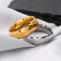 Partículas de acero anillo, Tallado, diverso tamaño para la opción & para hombre, más colores para la opción, Vendido por UD