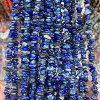 Perles Lapis Lazuli, Irrégulière, poli, DIY, couleur bleu foncé, 3x5mm, Environ 300PC/brin, Vendu par Environ 80 cm brin