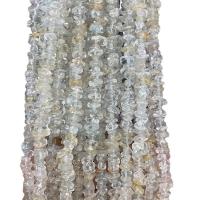 Quartz naturel bijoux perles, Irrégulière, poli, DIY, transparent, 3x5mm, Environ 300PC/brin, Vendu par Environ 80 cm brin