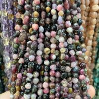 Gemstone Jewelry Beads, Tourmaline, irregular, polished, DIY, mixed colors, 5x9mm, Approx 55PCs/Strand, Sold Per Approx 40 cm Strand