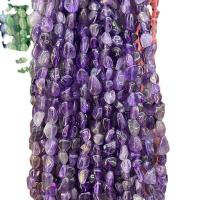 Natürliche Amethyst Perlen, Unregelmäßige, poliert, DIY, violett, 5x9mm, ca. 55PCs/Strang, verkauft per ca. 40 cm Strang