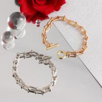 Zinc Alloy Bracelet plated fashion jewelry & for woman nickel lead & cadmium free Length Approx 7 Inch Sold By PC