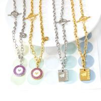 Edelstahl Schmuck Halskette, 304 Edelstahl, Modeschmuck & verschiedene Stile für Wahl & für Frau, keine, Länge ca. 19.69 ZollInch, verkauft von PC