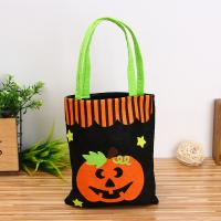 Non-woven Fabrics Halloween Handbag, Halloween Design & different styles for choice, more colors for choice, 390x180mm, Sold By PC