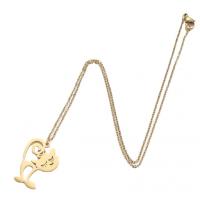 Edelstahl Schmuck Halskette, 304 Edelstahl, Modeschmuck & für Frau, keine, 20x28mm, Länge:45 cm, verkauft von PC