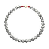 Ожерелья из полимерной смолы, канифоль, ювелирные изделия моды & Женский, серебряный, Продан через 40-43 см Strand
