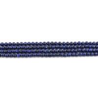 Gefärbter Granit Perle, rund, poliert, DIY, Lapislazuli, 6mm, ca. 62PCs/Strang, verkauft von Strang