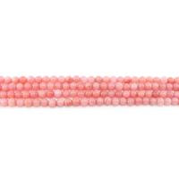 gefärbter Marmor Perle, rund, poliert, DIY, Rosa, 6mm, ca. 62PCs/Strang, verkauft von Strang