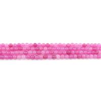 окрашенный мрамор Бусины, Круглая, полированный, DIY, фиолетовый, 6mm, Приблизительно 62ПК/Strand, продается Strand