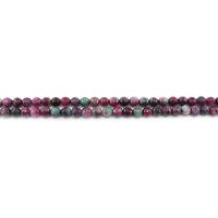 Jade Rainbow Beads Round polished DIY & faceted mixed colors 6mm Approx Sold By Strand