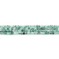 Jade Léger Vert Jade goutte, Rond, poli, DIY, vert, 4mm, Environ 90PC/brin, Vendu par brin