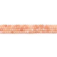 gefärbter Marmor Perle, rund, poliert, DIY, helles Rosa, 6mm, ca. 62PCs/Strang, verkauft von Strang