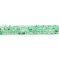 jade d'arc-en-ciel goutte, Rond, poli, DIY, vert clair, 4mm, Environ 90PC/brin, Vendu par brin