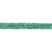 gefärbter Marmor Perle, rund, poliert, DIY & facettierte, grün, 4mm, ca. 90PCs/Strang, verkauft von Strang