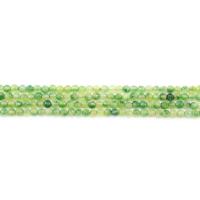 Jadeit tęczowy Koralik, Koło, obyty, DIY & fasetowany, zielony, 4mm, około 90komputery/Strand, sprzedane przez Strand