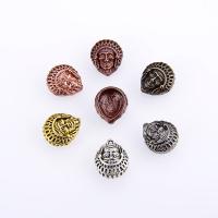 مجوهرات سبائك الزنك الخرز, مطلي, ديي, المزيد من الألوان للاختيار, النيكل والرصاص والكادميوم الحرة, 13.50x12x5mm, تباع بواسطة PC