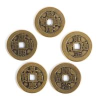 Brass Commemorative Coin, 5 pieces & different size for choice & Imitation Antique, nickel, lead & cadmium free, Sold By Set