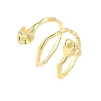 Brass δάχτυλο του δακτυλίου, Ορείχαλκος, επιχρυσωμένο, Ρυθμιζόμενο & για τη γυναίκα, περισσότερα χρώματα για την επιλογή, 2PCs/τσάντα, Sold Με τσάντα