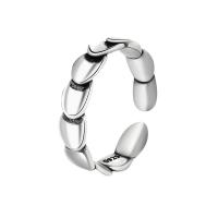 Brass Finger Ring, platinum plated, Adjustable & for woman, original color, 2PCs/Bag, Sold By Bag
