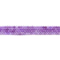 gefärbter Marmor Perle, rund, poliert, DIY & facettierte, violett, 4mm, ca. 90PCs/Strang, verkauft von Strang
