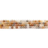 Accendino Imperial Jade perla, Cerchio, lucido, DIY, colori misti, 6mm, Appross. 62PC/filo, Venduto da filo