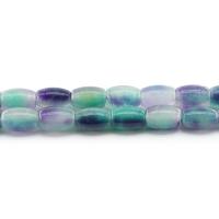 Natural Chalcedony Bead, barrel, polished, DIY, mixed colors, 8x12mm, Approx 31PCs/Strand, Sold By Strand
