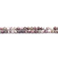 Turmalin Perle, rund, poliert, DIY & verschiedene Größen vorhanden, gemischte Farben, verkauft per ca. 38 cm Strang