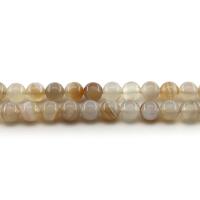 Naturlige Lace Agate perler, blonde agat, Runde, poleret, du kan DIY & forskellig størrelse for valg, blandede farver, Solgt Per Ca. 38 cm Strand