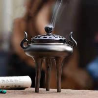 Porcelain Incense Burner, half handmade, for home and office & durable, 130x155mm, Sold By PC
