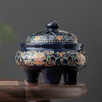 Porcelain Incense Burner, handmade, for home and office & durable, 117x102mm, Sold By PC