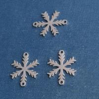 Stainless Steel Connector Titanium Steel Snowflake polished fashion jewelry & Unisex Sold By PC