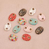 Stainless Steel Pendants, 304 Stainless Steel, 18K gold plated, DIY & enamel, more colors for choice, 11.50x16.50mm, Hole:Approx 3mm, 5PCs/Bag, Sold By Bag
