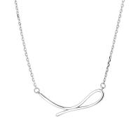 925 Sterling Silver Necklaces 18K gold plated for woman Length Approx 15.35 Inch Sold By PC