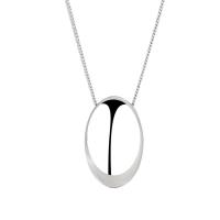 925 Sterling Silver Necklaces platinum color plated for woman Length Approx 15.35 Inch Sold By PC