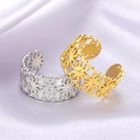 304 roestvrij staal Open Finger Ring, mode sieraden & voor vrouw, meer kleuren voor de keuze, Verkocht door PC