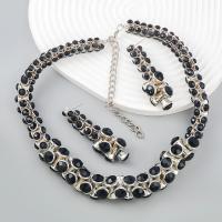 Akryl náhrdelník, Poměděný Plastové, s Akryl, s 11.1cm extender řetězce, módní šperky & různé styly pro výběr & pro ženy, dvě různé barevné, Délka 42.8 , Prodáno By PC