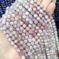 Gemstone Jewelry Beads Kunzite polished DIY & faceted 7mm Sold Per 38 cm Strand