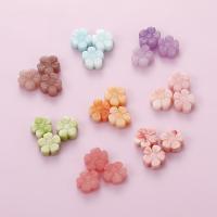 Resin Smycken Pärlor, Harts, Blomma, DIY, fler färger för val, 13x5.70mm, Säljs av PC