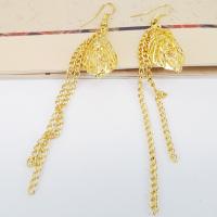 Tibetan Style Drop Earrings, plated, for woman, more colors for choice, nickel, lead & cadmium free, 16x26mm, Sold By Pair