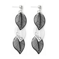 Zinc Alloy Drop Earrings stoving varnish & for woman & hollow nickel lead & cadmium free Sold By Pair