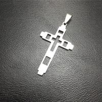 Stainless Steel Cross Pendants, 304 Stainless Steel, Unisex & different styles for choice, more colors for choice, 25x40mm, Sold By PC