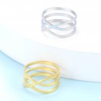 Stainless Steel Finger Ring 304 Stainless Steel Vacuum Ion Plating fashion jewelry & for woman 10.50mm Sold By PC