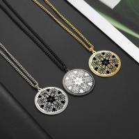 Stainless Steel Jewelry Necklace 304 Stainless Steel Round Vacuum Ion Plating fashion jewelry & Unisex Sold Per Approx 23.62 Inch Strand