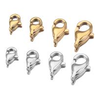 Stainless Steel Lobster Claw Clasp, 304 Stainless Steel, Vacuum Ion Plating, DIY & different size for choice, more colors for choice, 10PCs/Bag, Sold By Bag