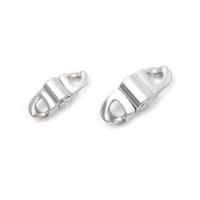 Stainless Steel Jewelry Clasp 304 Stainless Steel polished DIY original color Sold By Bag