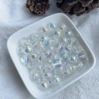 Perles en verre de mode, Des billes de verre, Rond, Placage, DIY, plus de couleurs à choisir, 8mm, Environ 100PC/sac, Vendu par sac